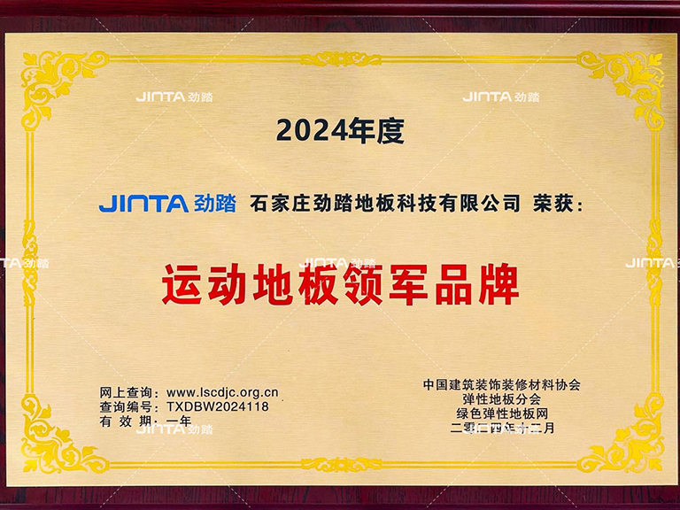 Jinta Sports Floor 2015-2025 Honor Wall