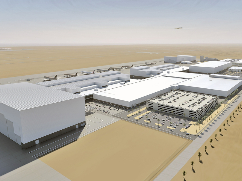 Szaúd -Arábia Jeddah repülőtéri karbantartási hangár projekt