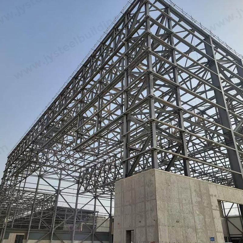 إطار هيكل فولاذي مسبق الصنع لمبنى حظيرة الطائرات