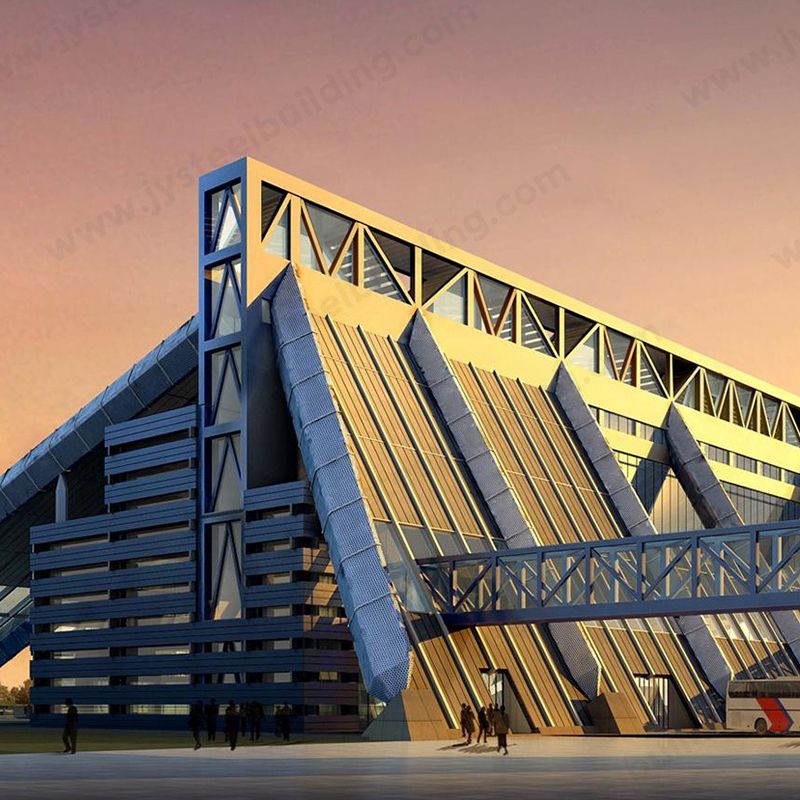 Výroba oceľovej konštrukcie terminálu na letisku