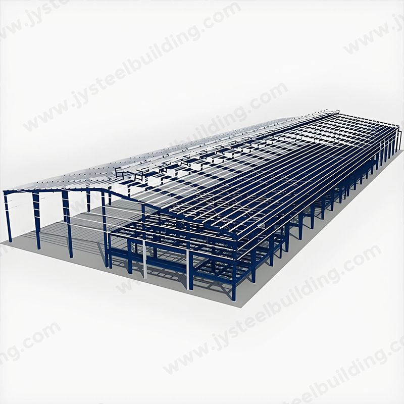 مشروع اللوجستيات الهيكل الفولاذي للمستودع المُصنّع مسبقًا