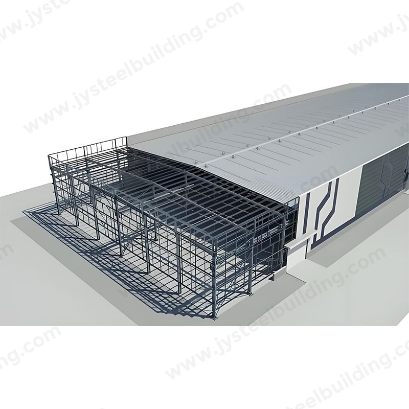 Progetto logistico di magazzino prefabbricato in struttura di acciaio