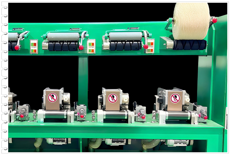 Machine Moving Using Friction Feiou China Manufacturer、DREF、Dref Machine、Friction Spinning、DREF2000