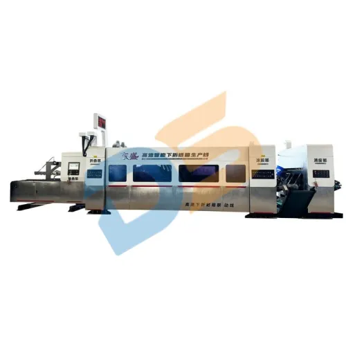 Carton Box Production Line, Automated Corrugated Box Manufacturing ...