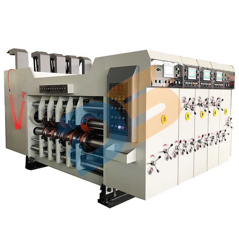 噴出　MM foil High Speed 4 Color Printing Die Cutting Slotting Machine
