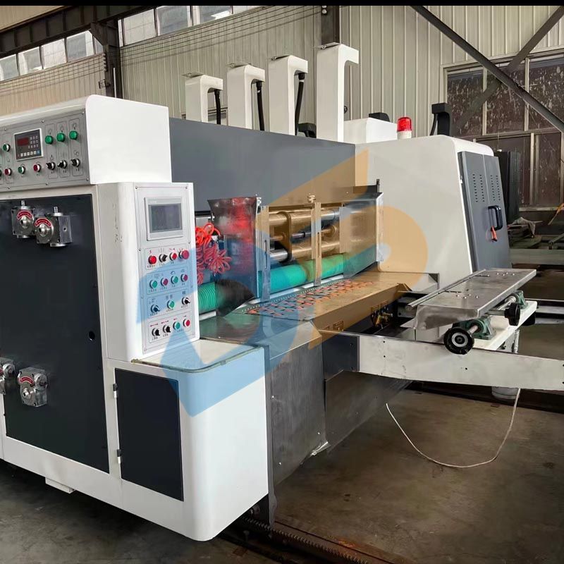 High Speed 4 Color Printing Die Cutting Slotting Machine