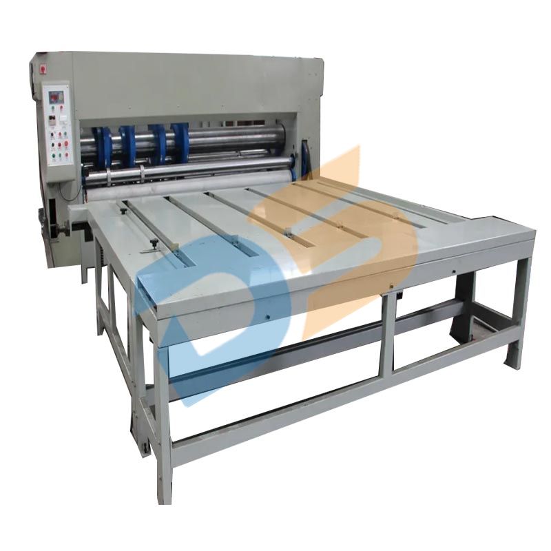 Working principle of the slotting unit of the cardboard printing machine