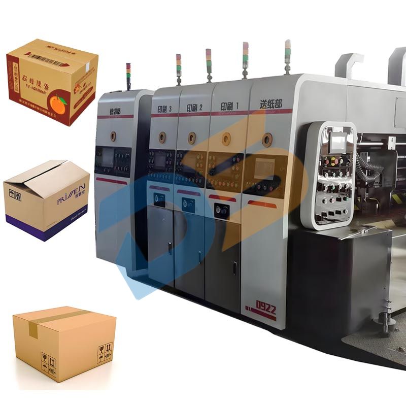 fully automatic carton box making machine