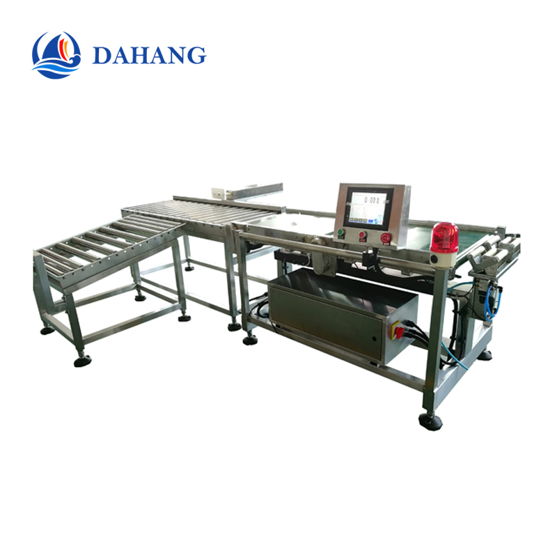 Industrial check weigher with pusher rejector