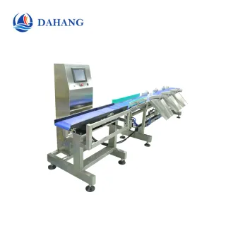 Máquina de clasificación de peso de componentes industriales / fundición DHWS400 * 150-4