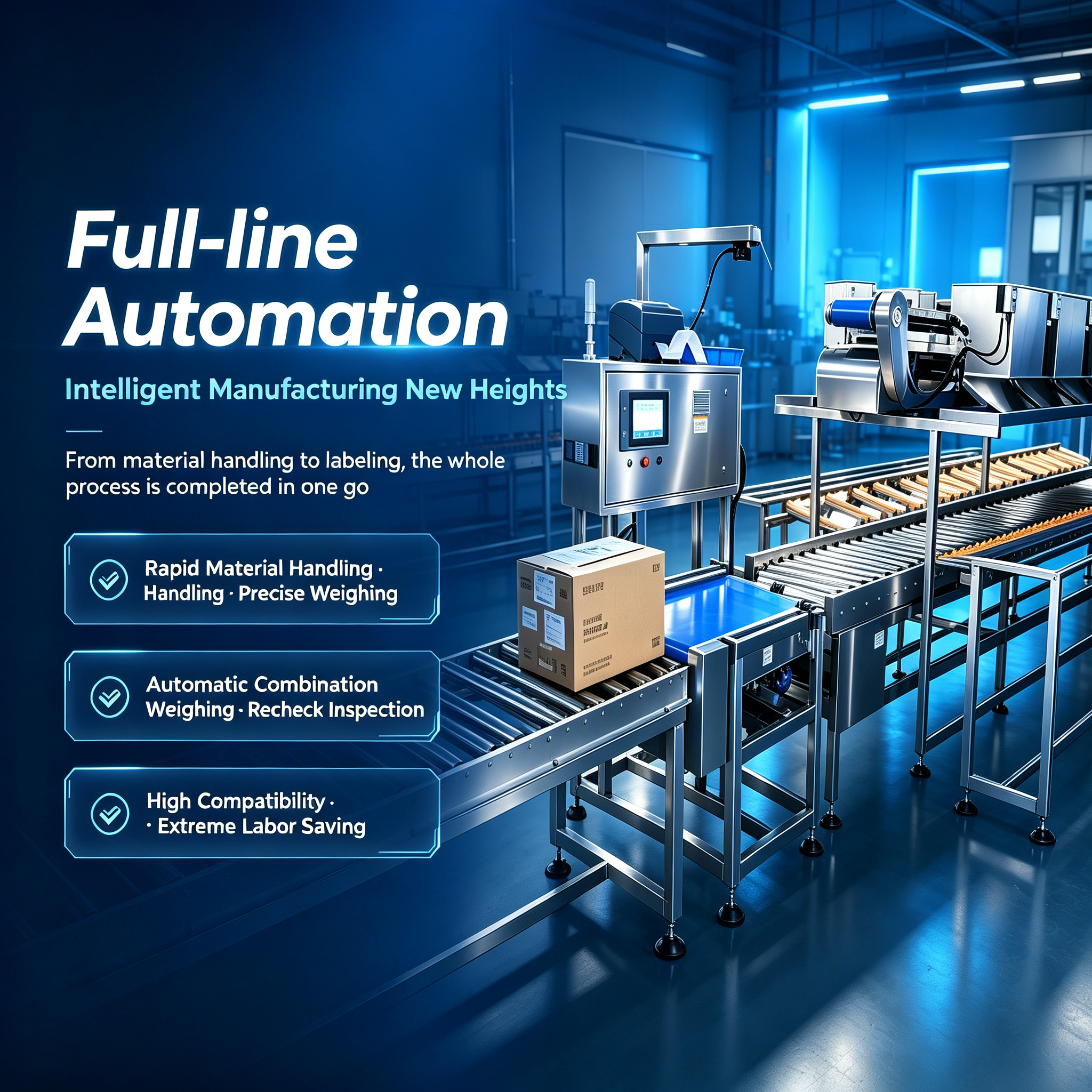 Complete Automated Lines – Infeed, Sorting, Weighing, Labeling –Dahang