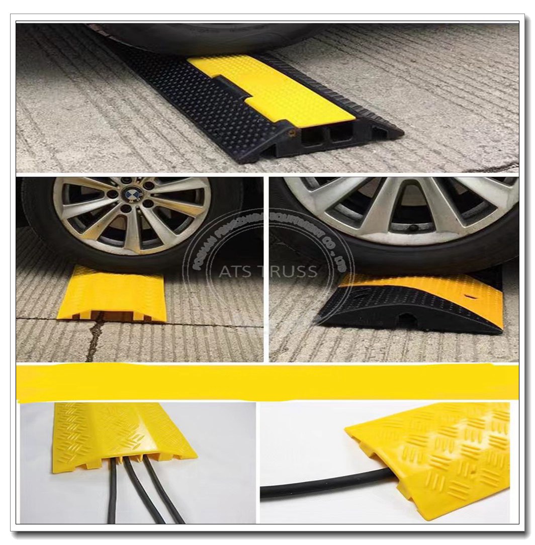 Multi Channel Cable Protector Ramp Heavy Duty 3 Channel Ramp Cable Protector