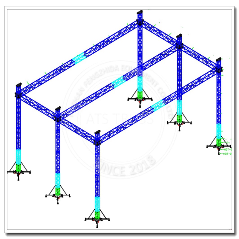Good feedback from Customer for our 4 Pillars Truss System. Truss System 10 years still use very well.