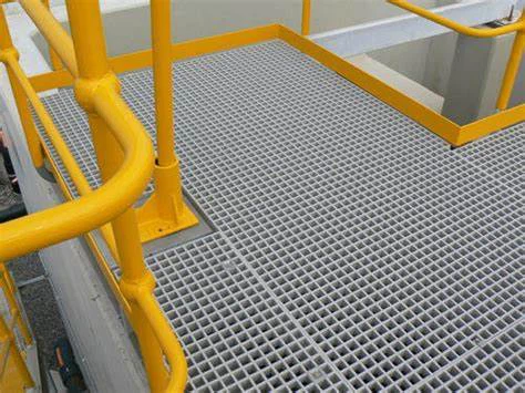 FRP grating in sewage plants