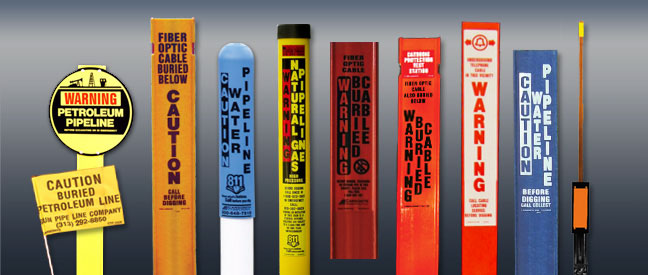 Various types of fiberglass reinforced plastic (FRP) signage