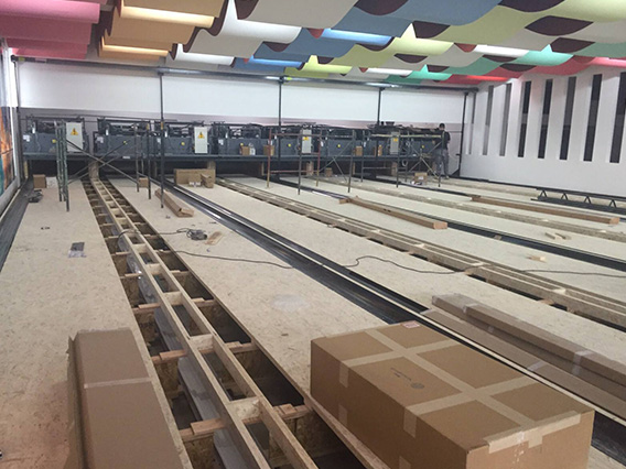 Bowling Alley Installation Work