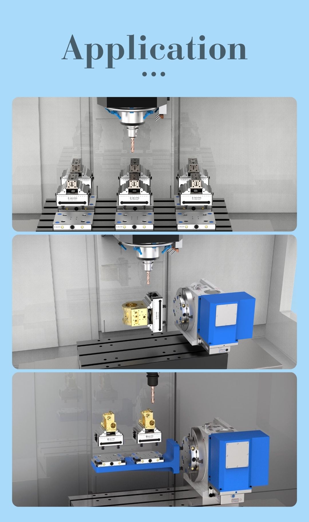 Cente Riser Machine Riser Zero Point Plate | NEXTAS