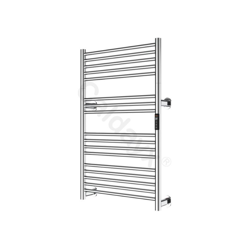 Scaldasalviette Elettrico Pieghevole A 90° – Bianco, IP55, 36W, Con 8 Adesivi Per Montaggio Senza Fori