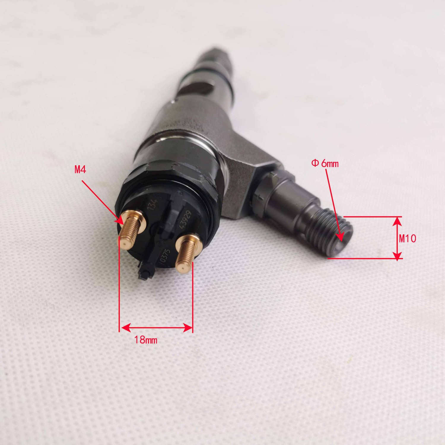 Foton truck engine parts 5283275 Fuel injector 0445120134 ISF3.8
