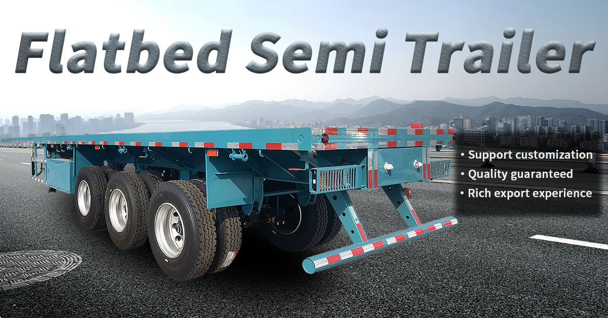 Heavy Duty Flatbed Trailer for Sale in Nigeria | Factory Price