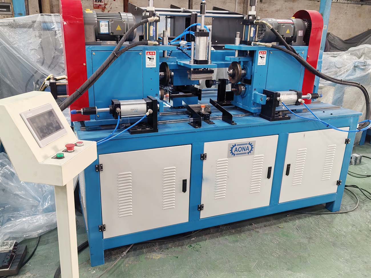 Fully Automatic Tube Loading, Swaging & Thread Rolling Machine for ...