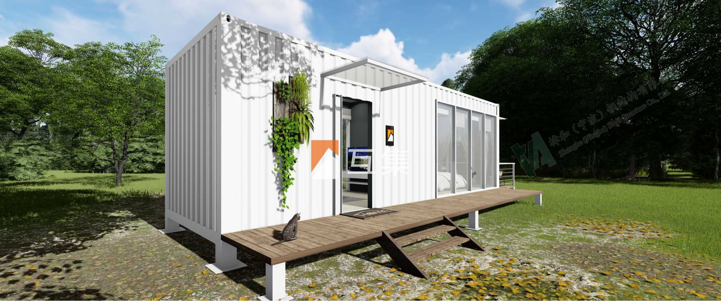 Steel Structure Shipping Storage Cargo Container Unit
