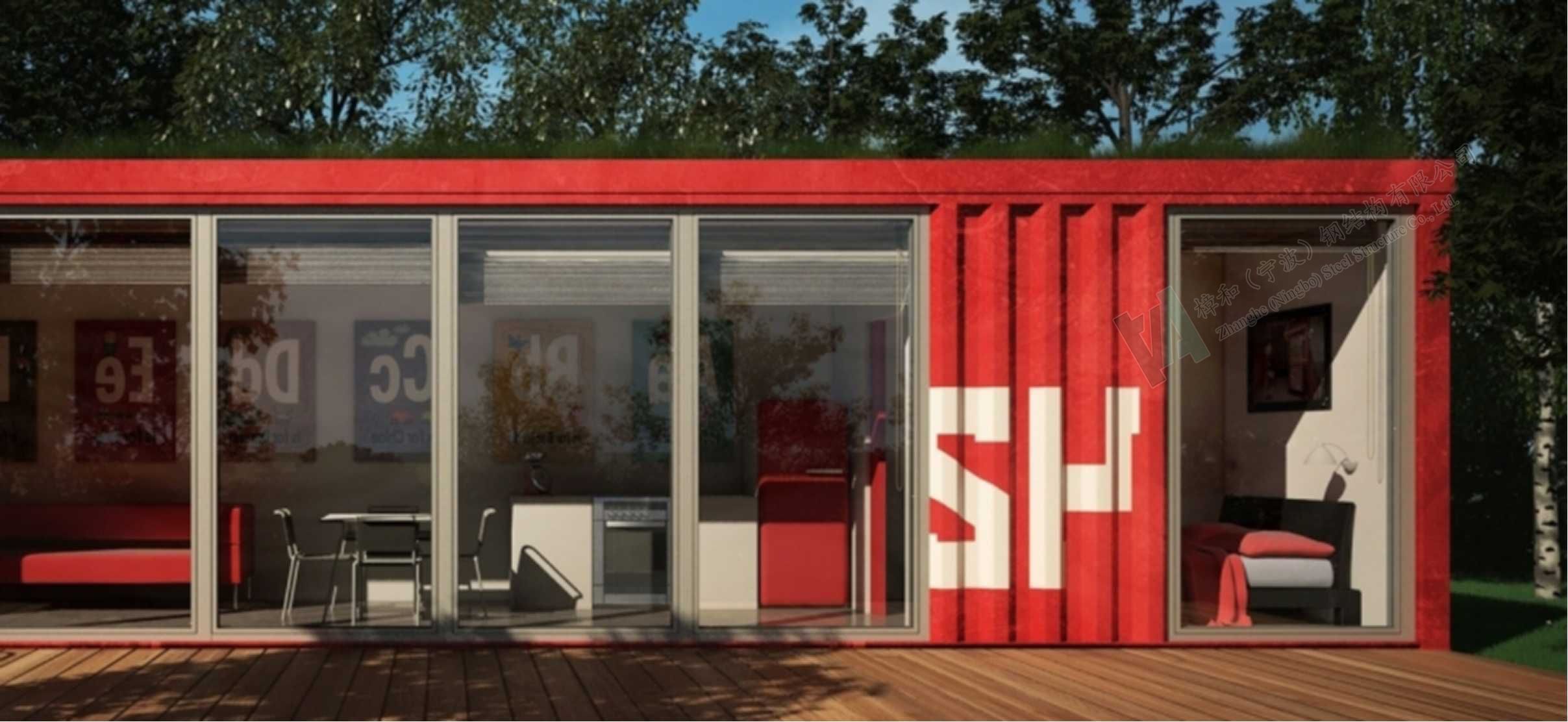 Steel Structure Shipping Storage Cargo Container Unit