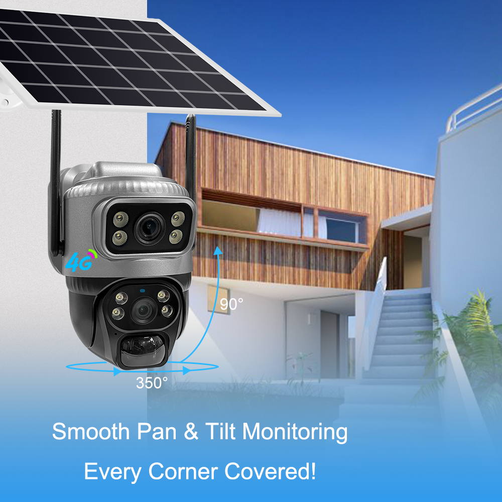 10X Zoom Wireless 4G WiFi CCTV Camare