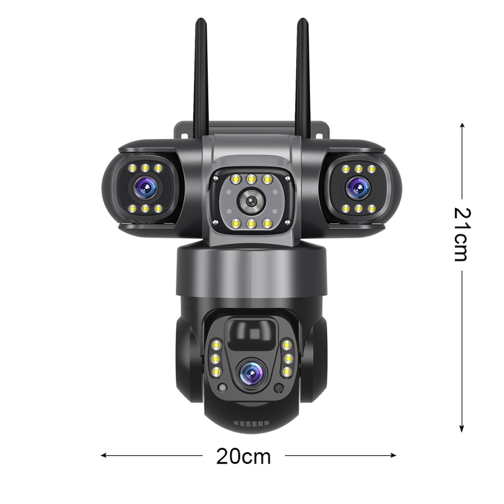 VTS28 Triple Lens 4G/Wifi Solar Camera