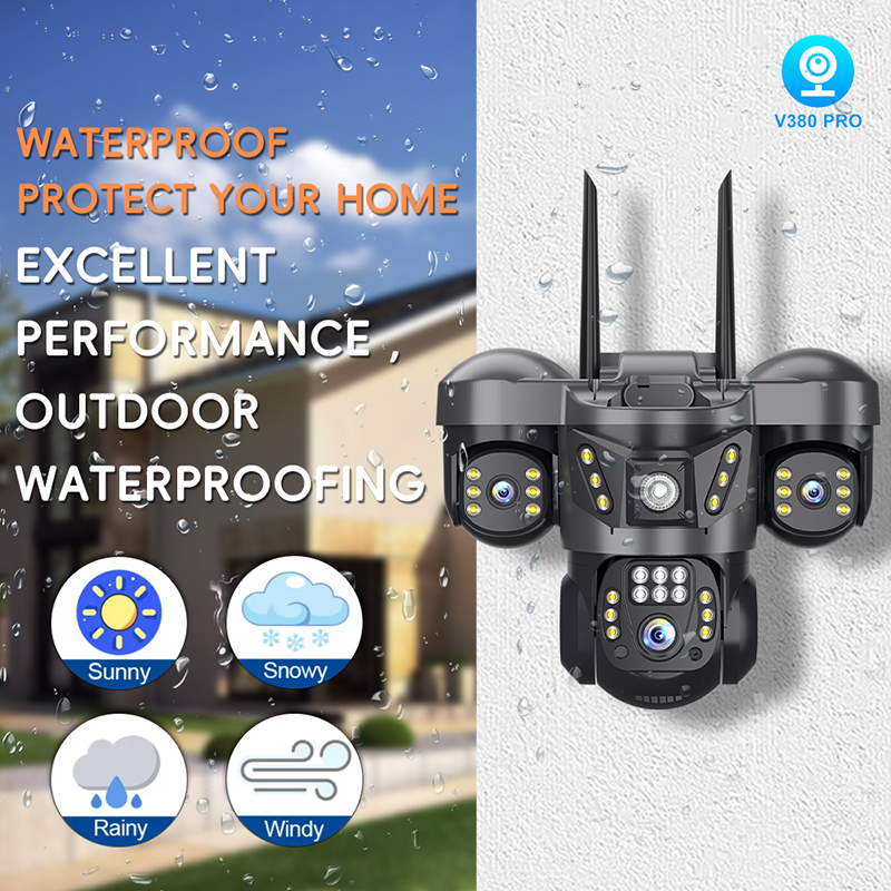 SC29 4G/WiFi 3 Lens CCTV Camera