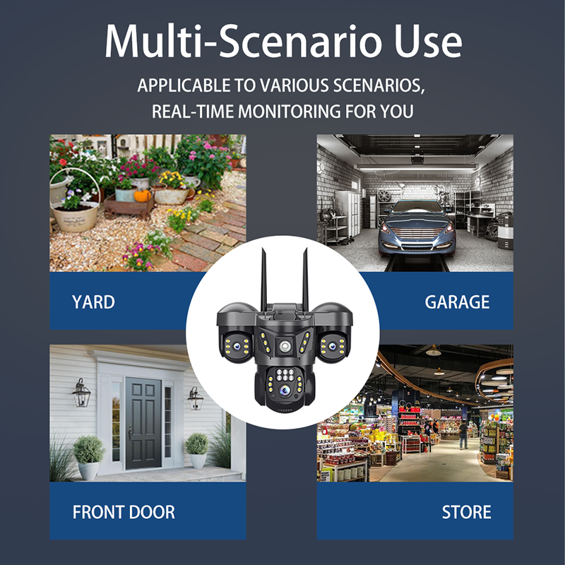 SC29 4G/WiFi 3 Lens CCTV Camera