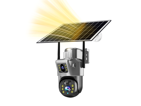 What is a PTZ solar camera?