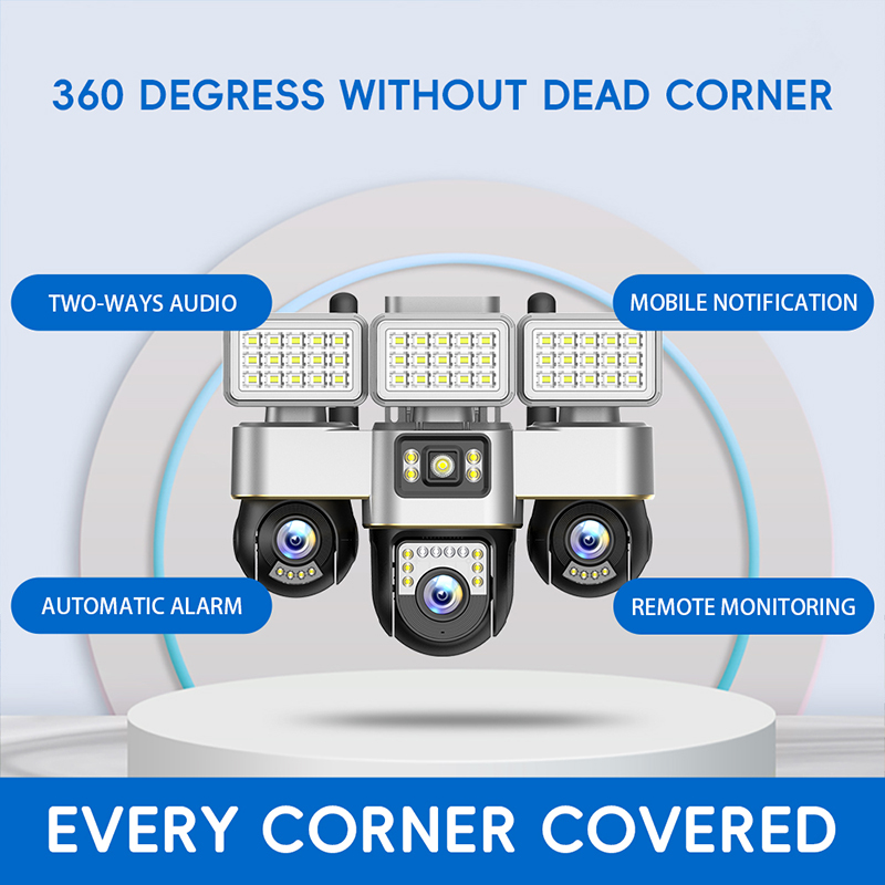 Wireless Wifi 4G Floodlight Security Camera