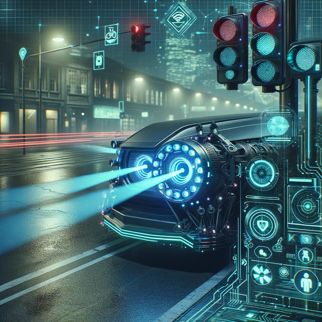 Smart Connected LED Headlights: IoT Integration Redefines Night Driving Safety in 2024