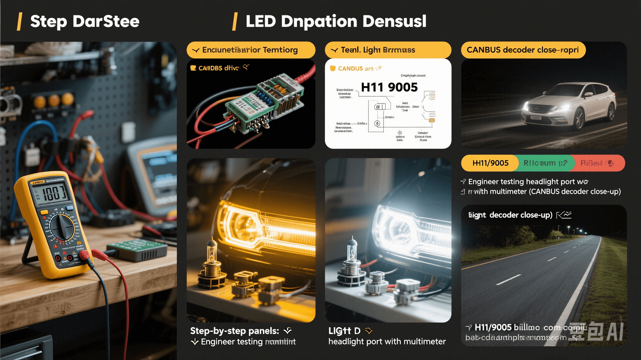 LED vs Halogen vs Projector Headlights: Complete Comparison Guide
