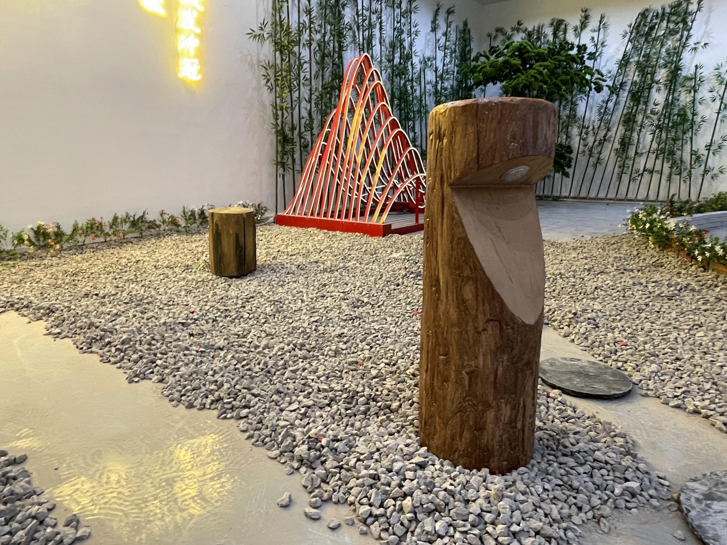 LED Garden Decorative Stump Lamp - Fiberglass, for Parks & Streets