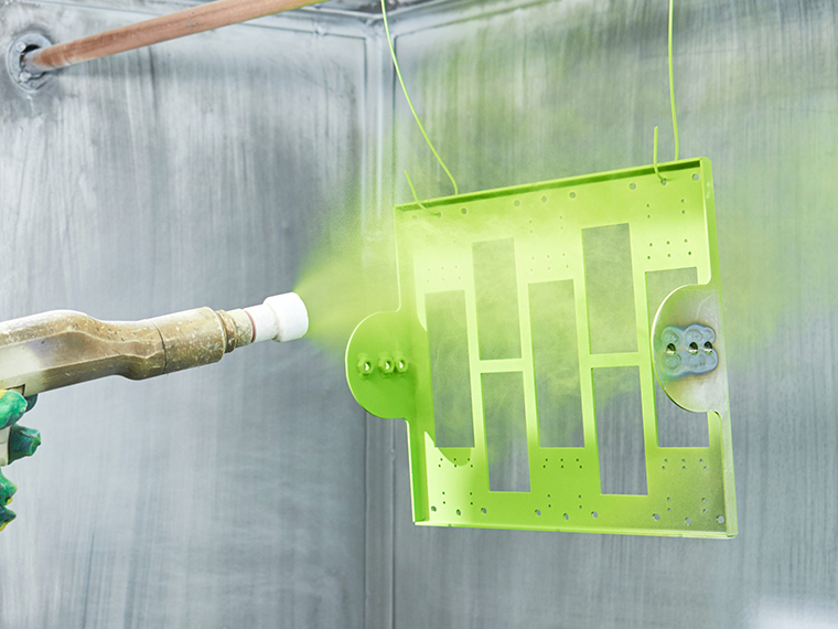 What does powder coating do?