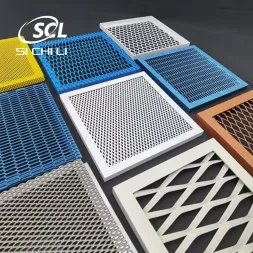 Stretched Steel Plate Mesh