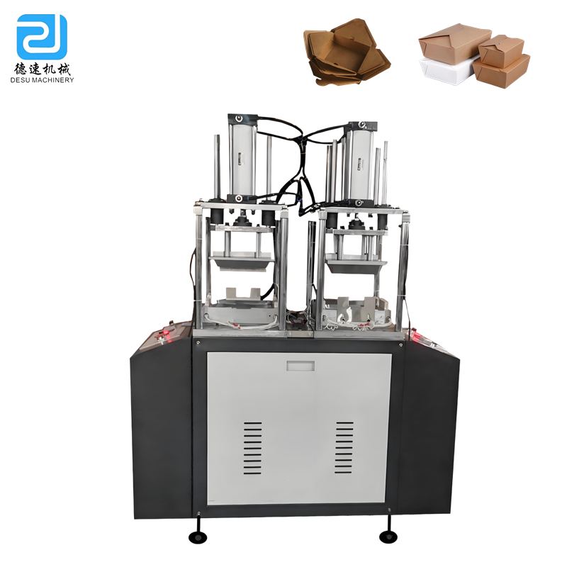 DS-ZH semi-automatic paper fast food container / lunch box forming machine