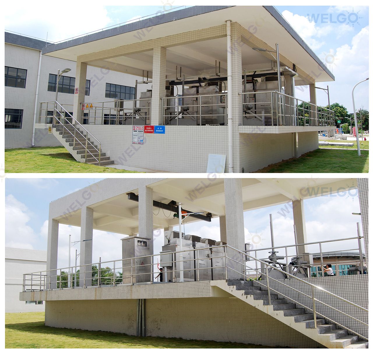 Horizontal Series Open Channel UV System
