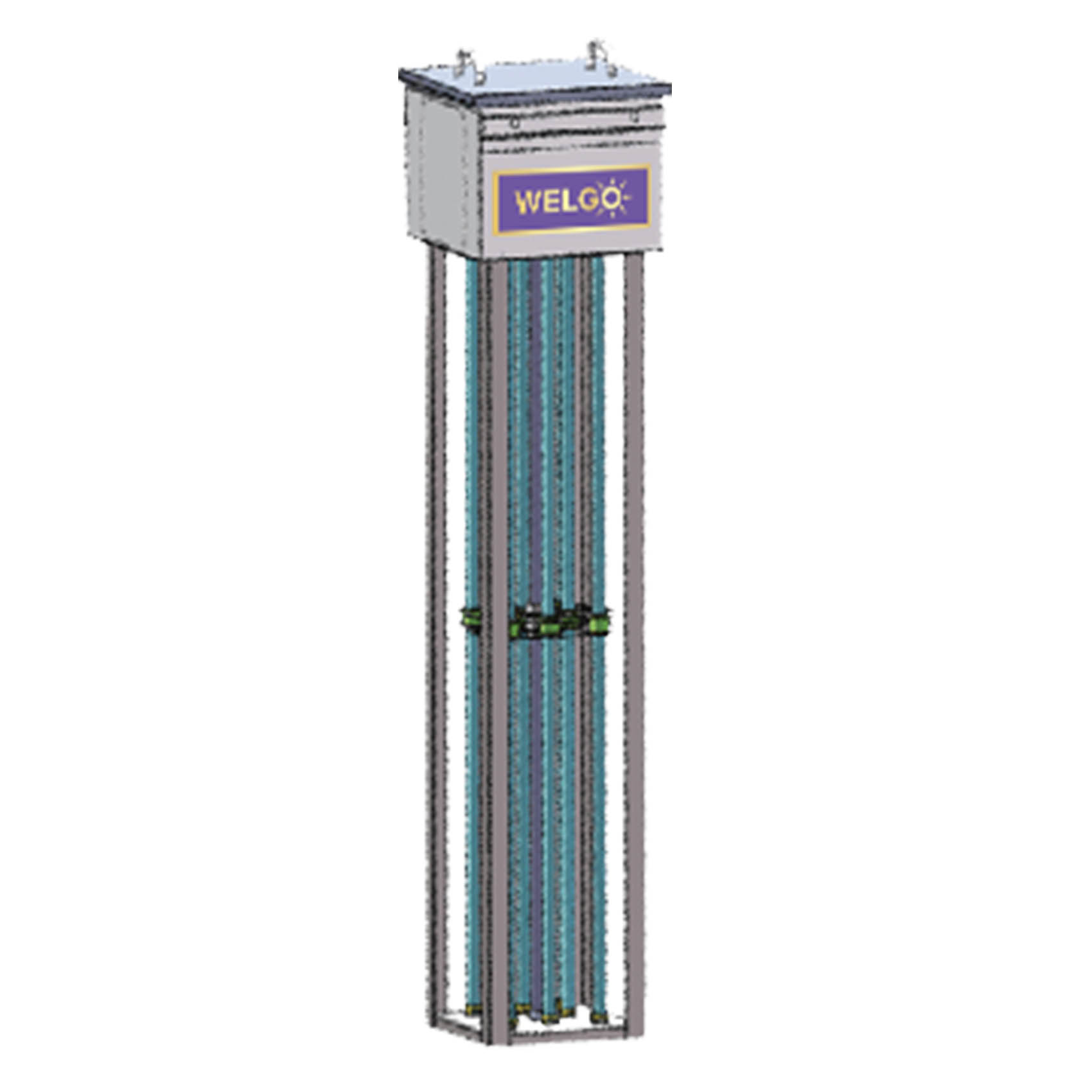 Vertical Series Open Channel UV System