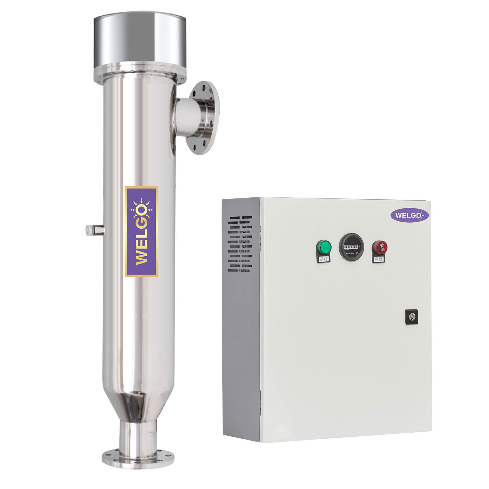 T Series, Perpendicular Inlet-Outlet UV System