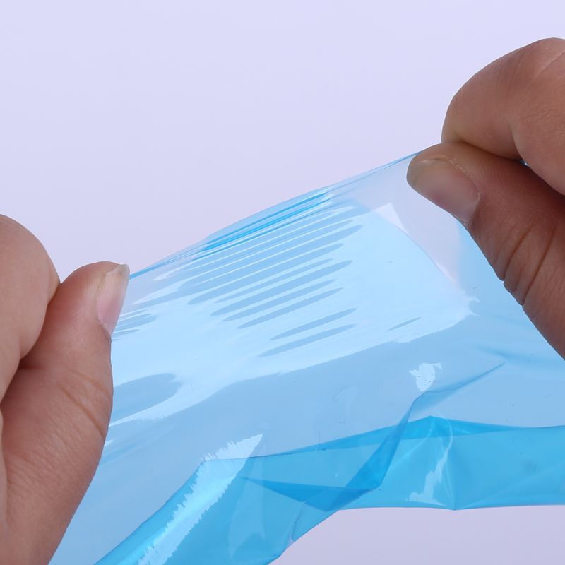 Película protectora azul transparente para vidrio y ventana