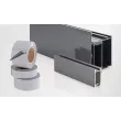 Película protetora de superfície de rolo de filme PE sem resíduos preto e branco para chapa de aço inoxidável