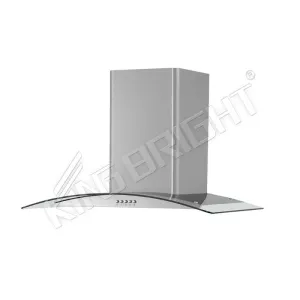 Campana tipo vidrio curvado H41 de succión superior de 24