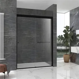 Classical framed heavy-duty bypass sliding shower door