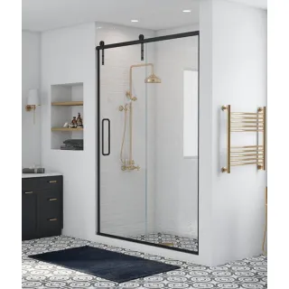 The Harold bypass sliding shower or tub door has a modern frameless look to make your shower the focal point of the bathroom. Harold's elegant bypass design provides smooth and quiet sliding operation, with the added convenience of accessing your shower s