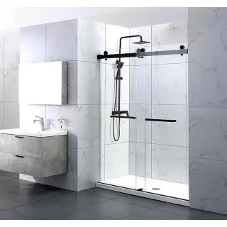 Harold invites you to experience a better shower with a timeless shower enclosure with touches of noteworthy elegance. Sleek hardware adds luxury to thick tempered glass. Carefully crafted with premium quality stainless steel and brass hardware, it ensure
