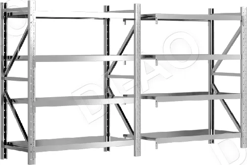 Stainless Steel Ridged Rack Industrial Stainless Steel Rack | 201/304 Steel, Pharma/Food Use