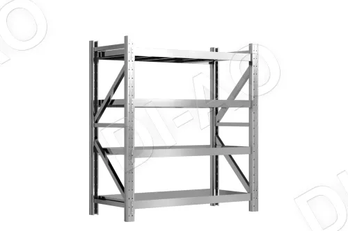 Industrial Stainless Steel Rack | 201/304 Steel, Pharma/Food Use